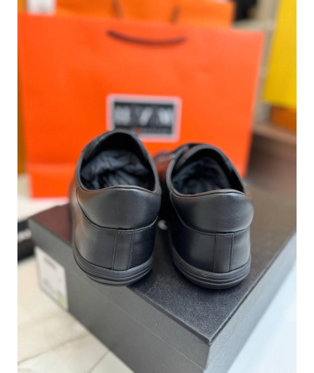 CHANEL PRE-OWNED Черные низкие кроссовки / кеды, фото 2