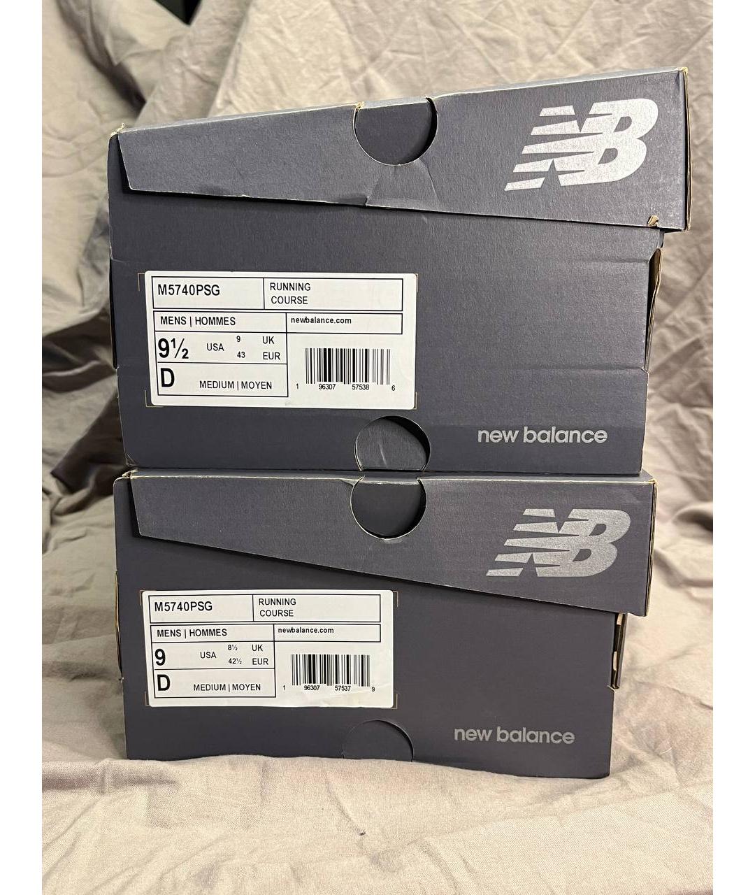 NEW BALANCE Серые текстильные низкие кроссовки / кеды, фото 5