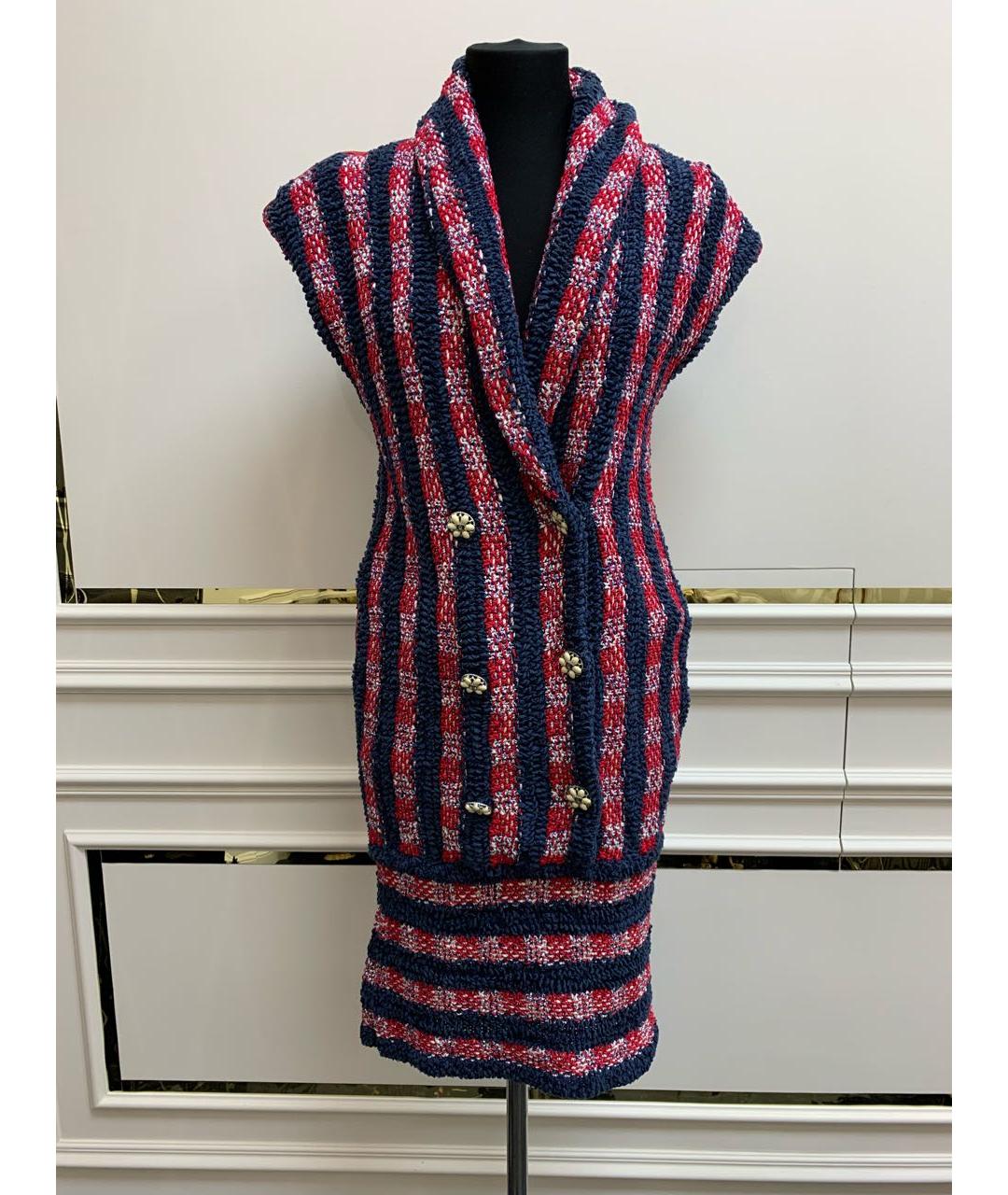 CHANEL Мульти платье, фото 8