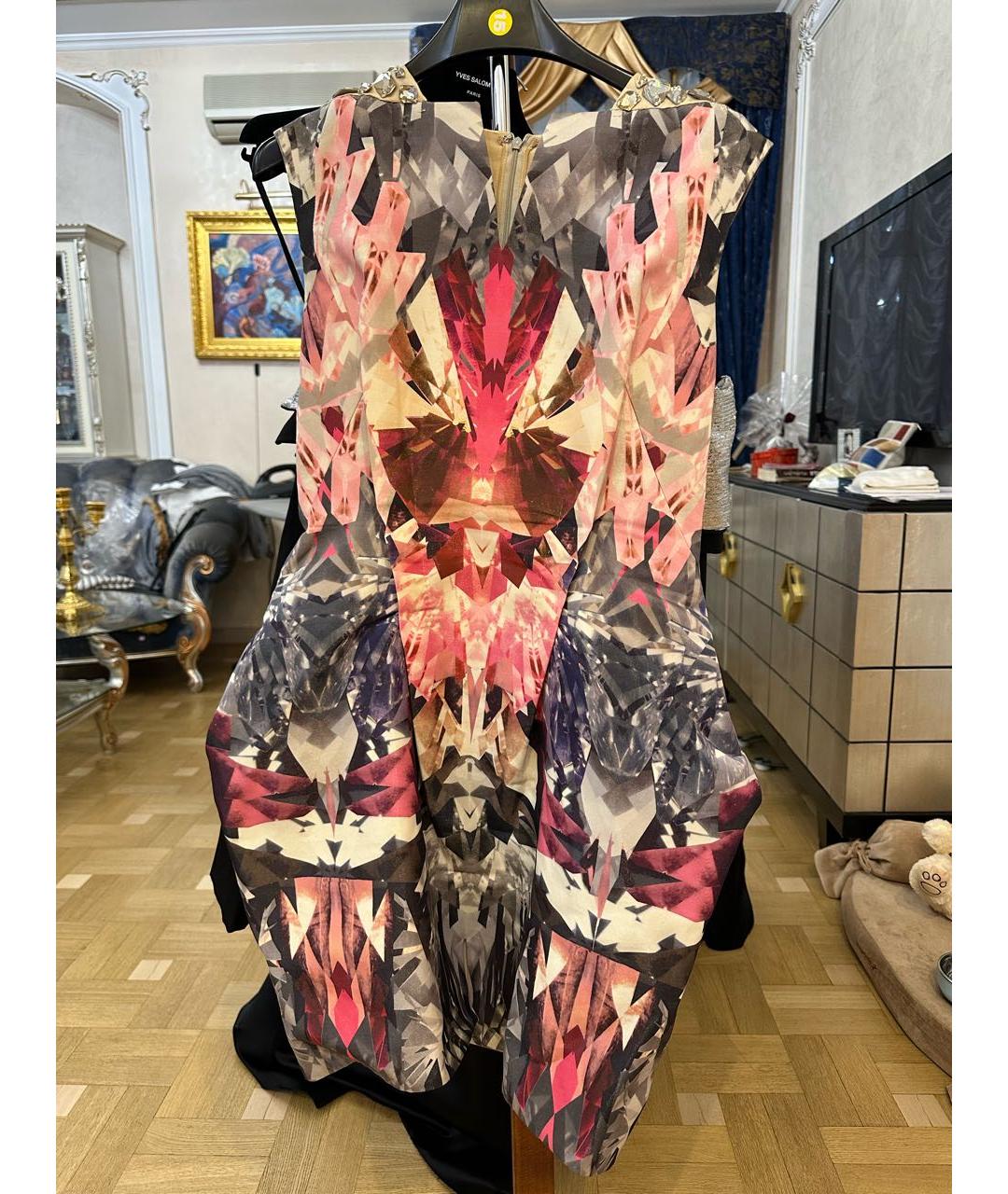 ALEXANDER MCQUEEN Мульти вечернее платье, фото 5