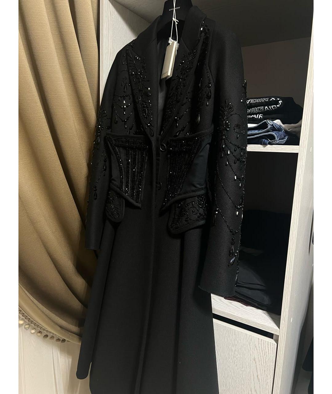 GIVENCHY Черное шерстяное пальто, фото 4