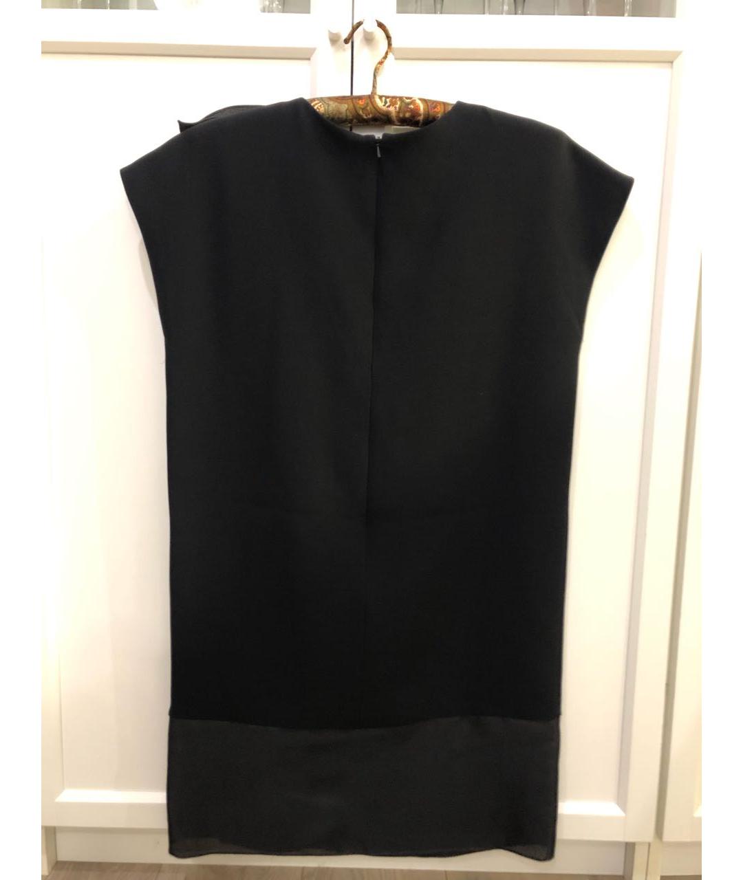 CHRISTIAN DIOR PRE-OWNED Черное креповое коктейльное платье, фото 2