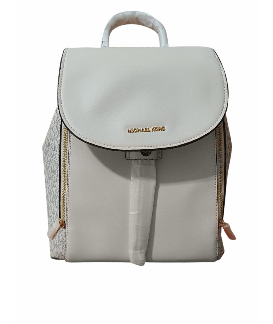 MICHAEL KORS Бежевый рюкзак из искусственной кожи, фото 1