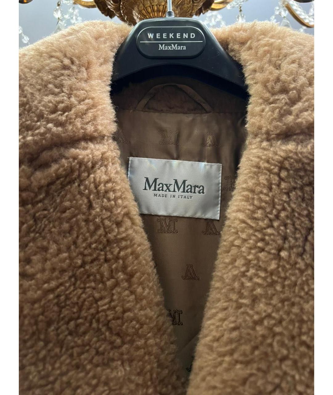 MAX MARA Коричневый шерстяной жилет, фото 3
