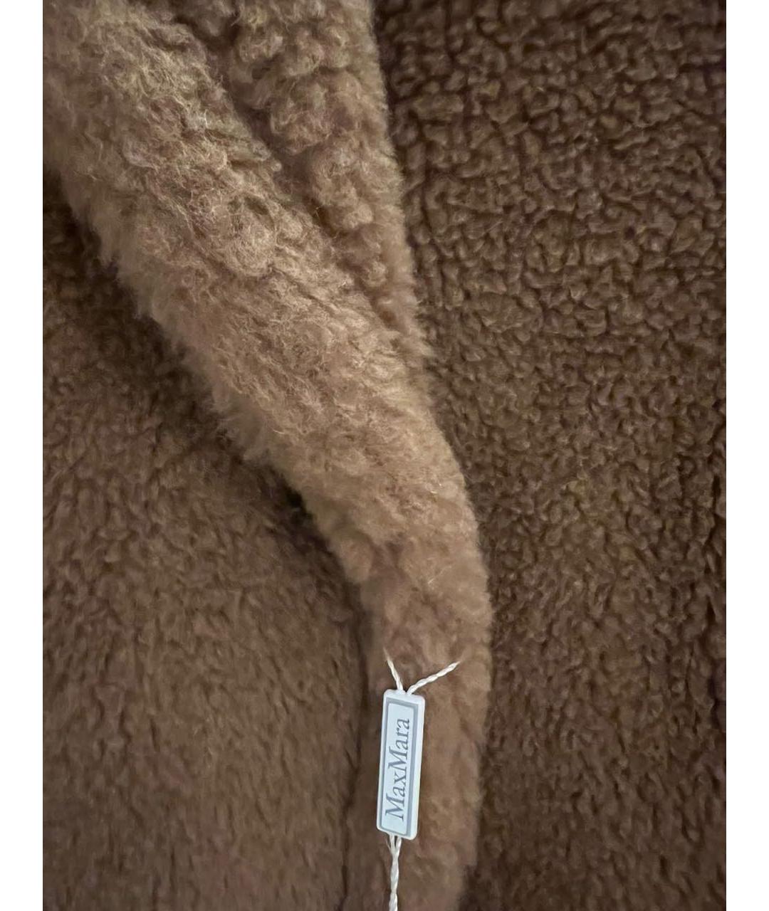 MAX MARA Коричневый шерстяной жилет, фото 4