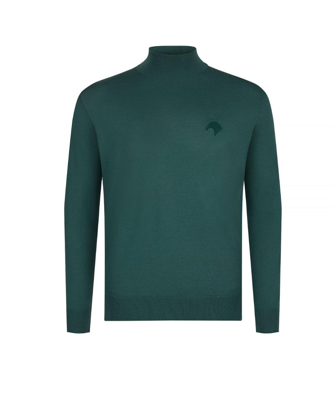 STEFANO RICCI Зеленый шерстяной джемпер / свитер, фото 1