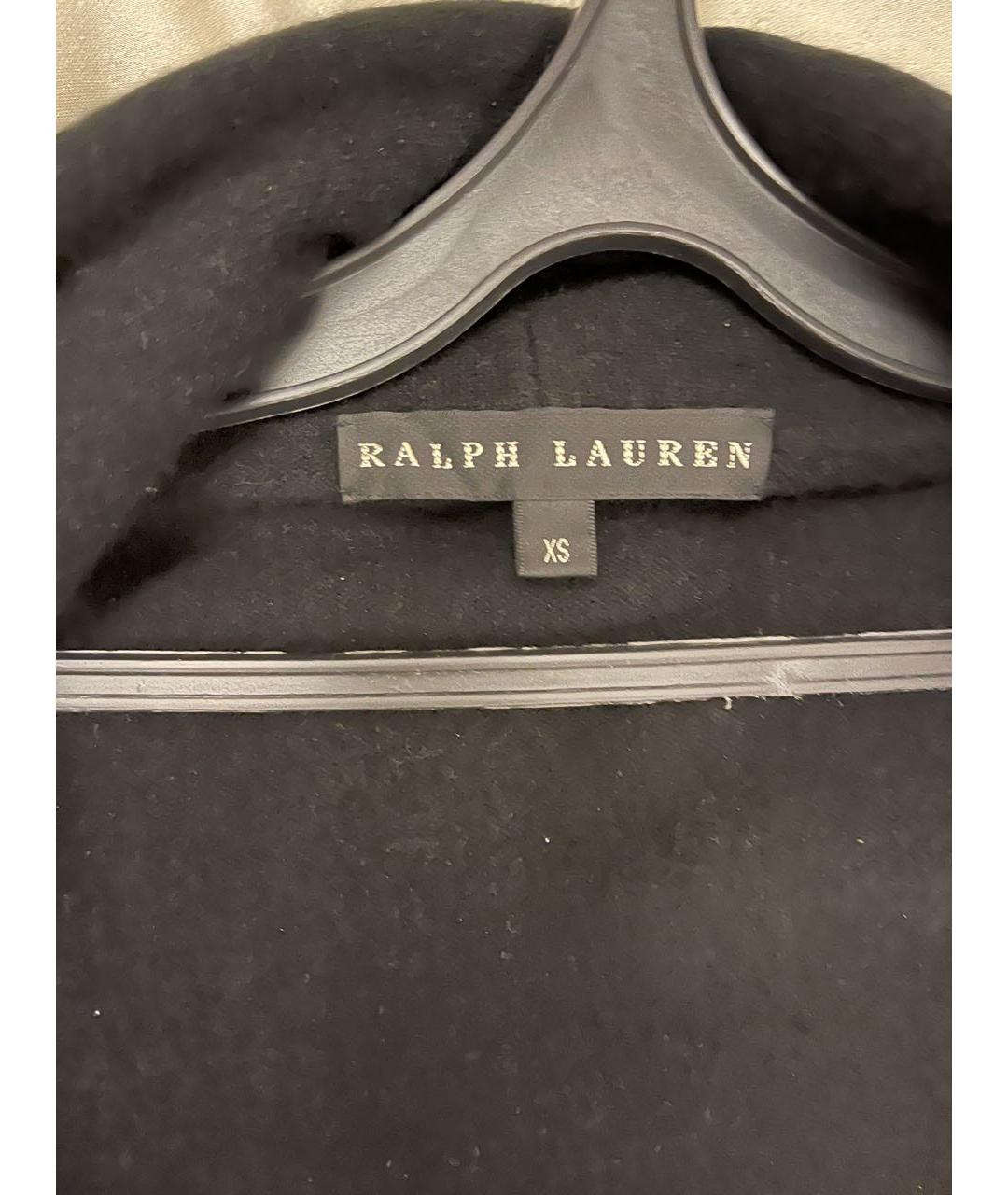 RALPH LAUREN Черный кашемировый кардиган, фото 3