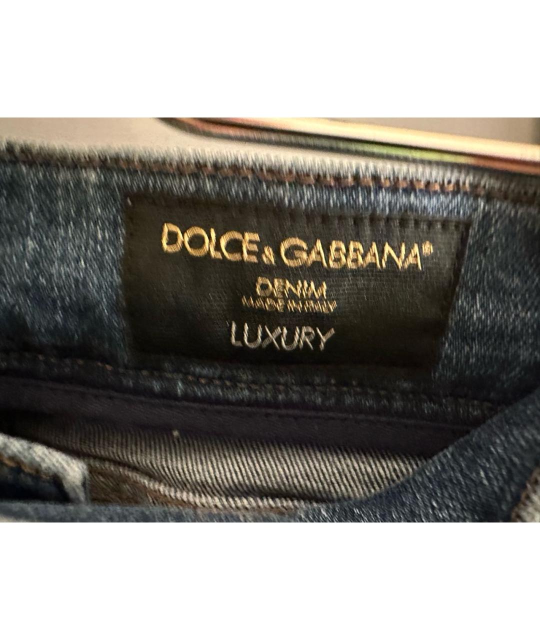 DOLCE&GABBANA Синие джинсы, фото 3