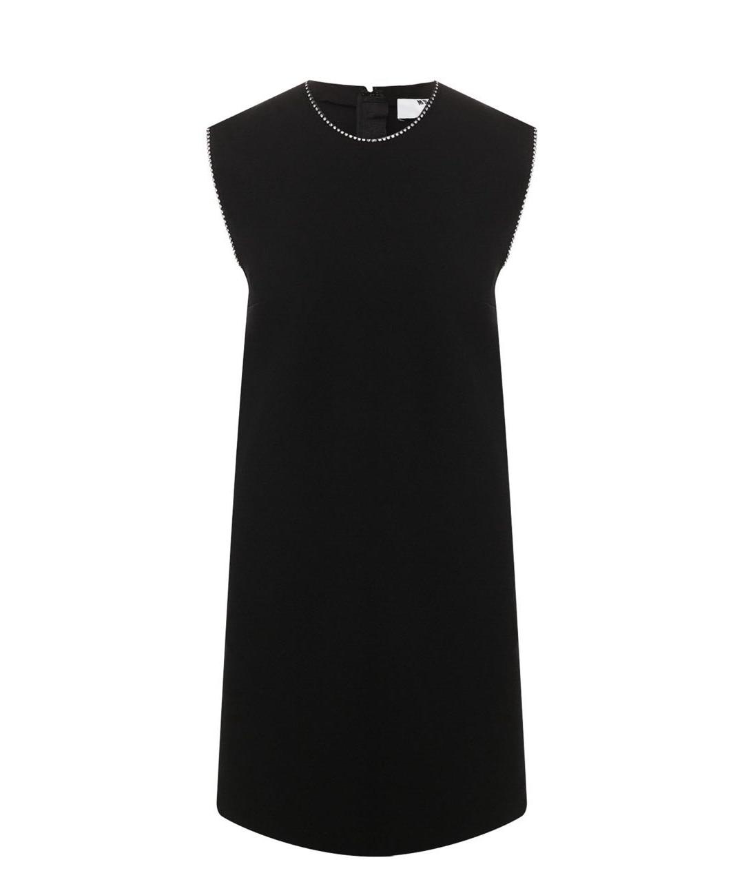 MSGM Черное полиэстеровое вечернее платье, фото 1