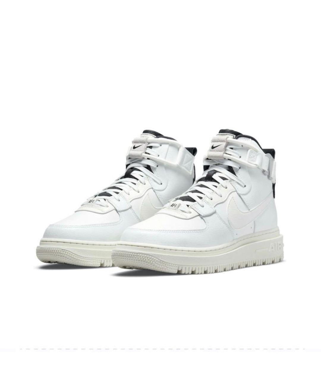 NIKE Белые кожаные кроссовки, фото 2