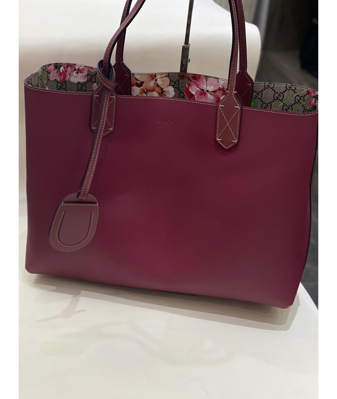 GUCCI Кожаная сумка тоут, фото 4