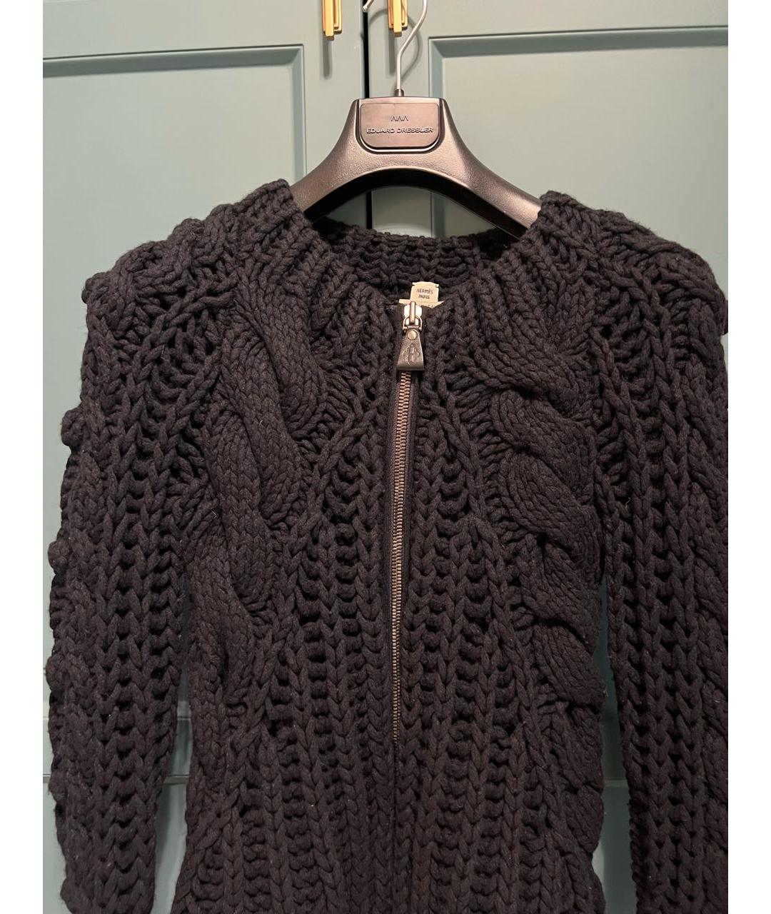 HERMES PRE-OWNED Черный кашемировый джемпер / свитер, фото 8