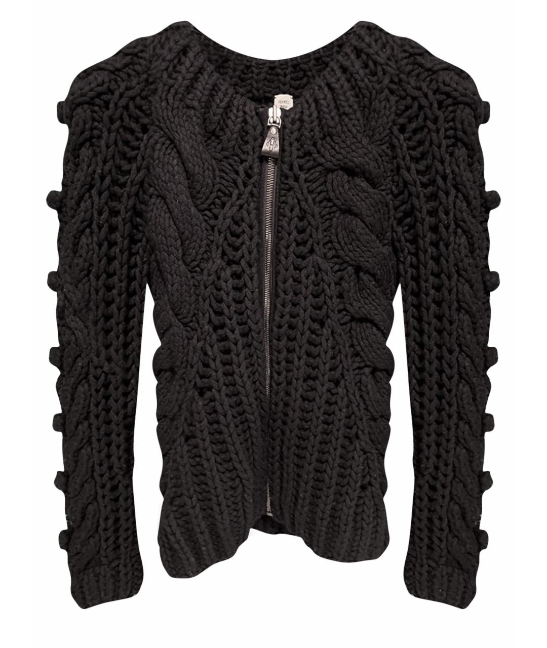HERMES PRE-OWNED Черный кашемировый джемпер / свитер, фото 1