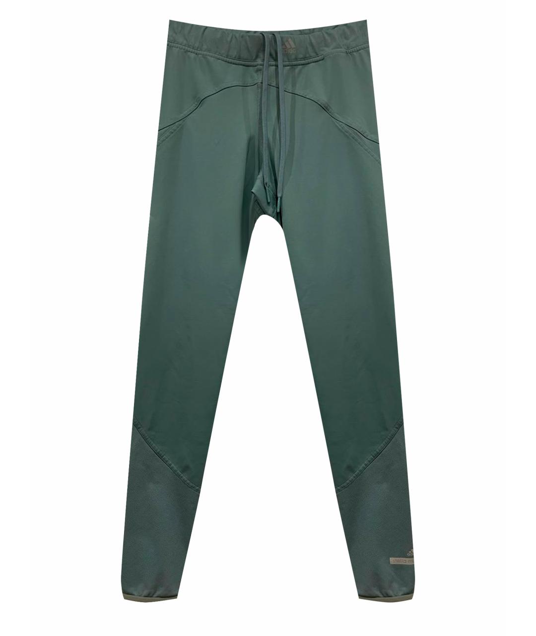 ADIDAS BY STELLA MCCARTNEY Бирюзовые синтетические спортивные брюки и шорты, фото 1
