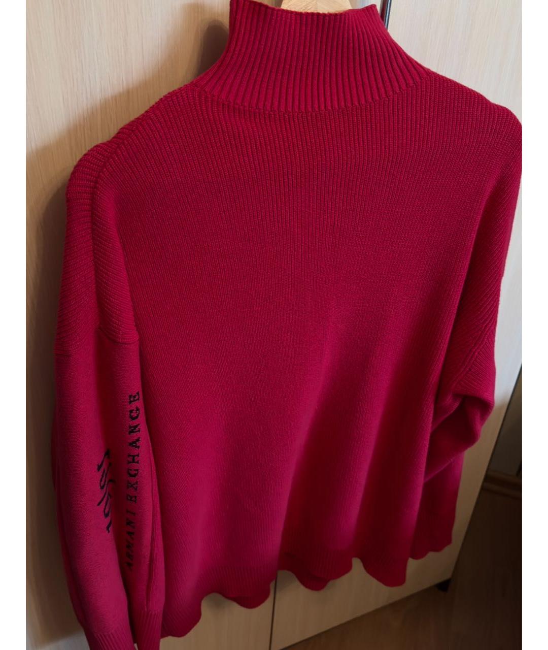 ARMANI EXCHANGE Фуксия кашемировый джемпер / свитер, фото 9