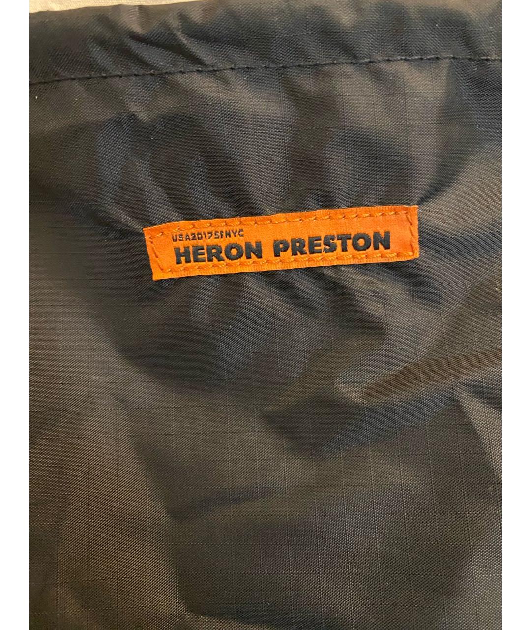 HERON PRESTON Черные кожаные перчатки, фото 7