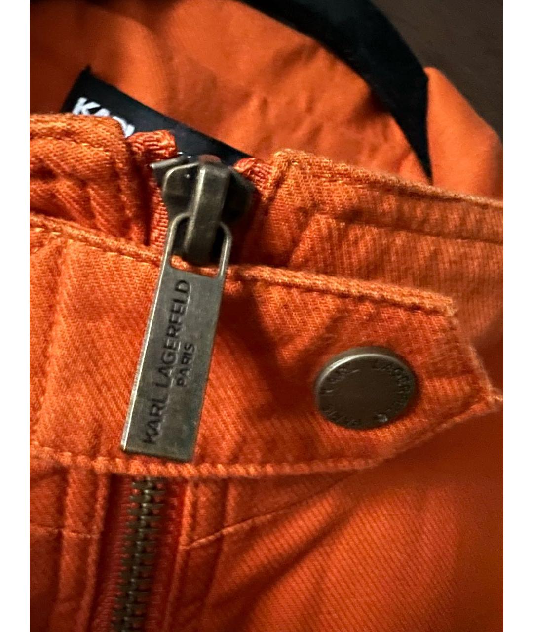 KARL LAGERFELD Оранжевая куртка, фото 2