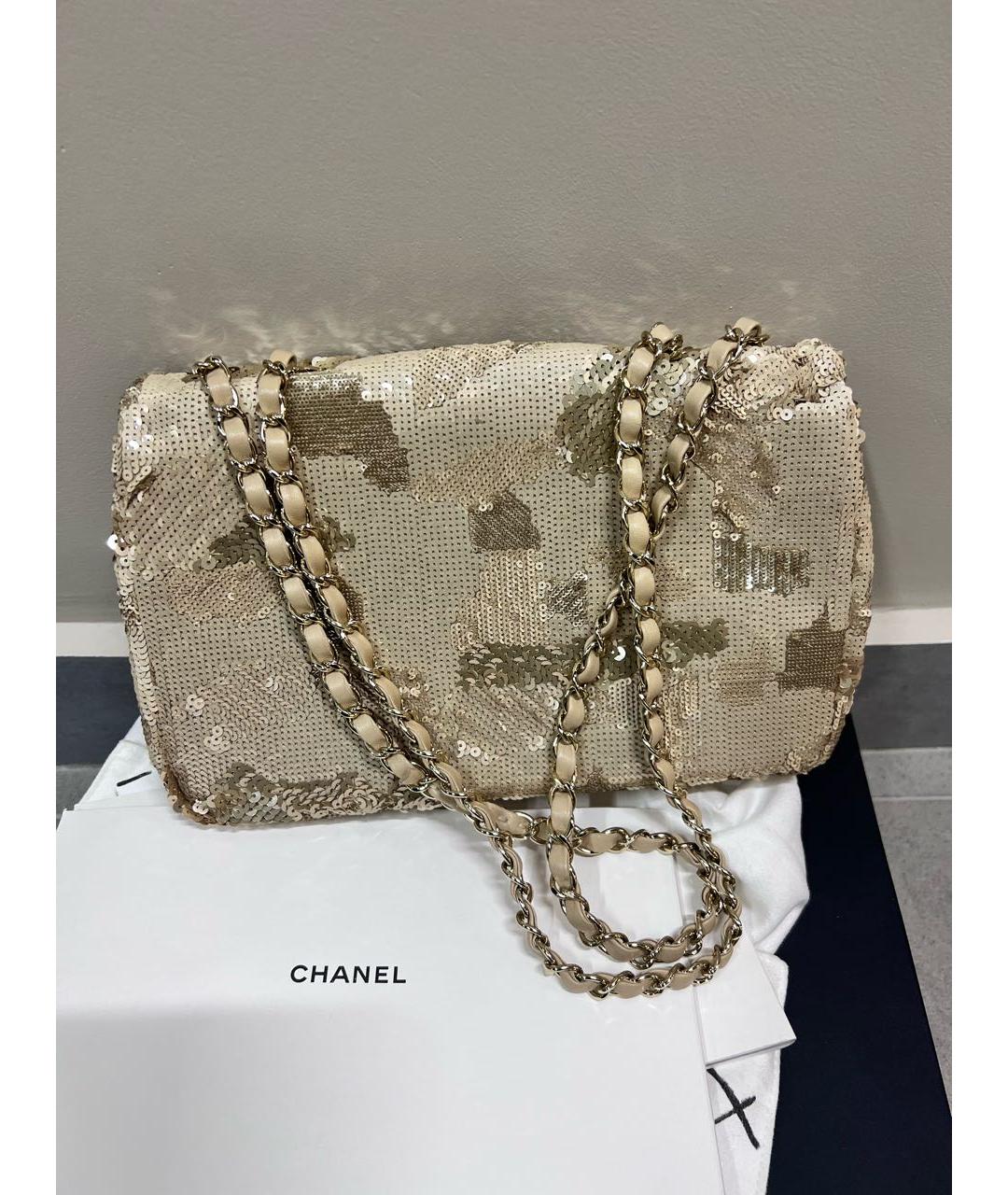 CHANEL PRE-OWNED Бежевая сумка тоут, фото 2