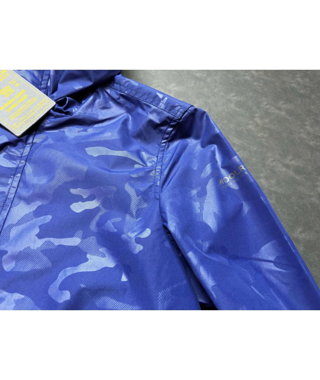 WOOLRICH Синяя синтетическая куртка, фото 3