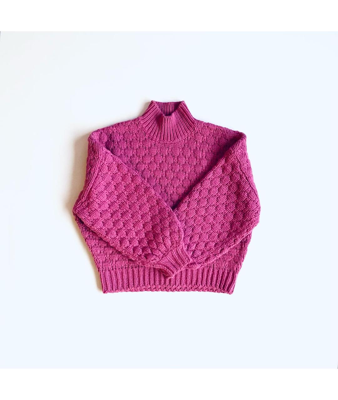 IRO Розовый шерстяной джемпер / свитер, фото 7