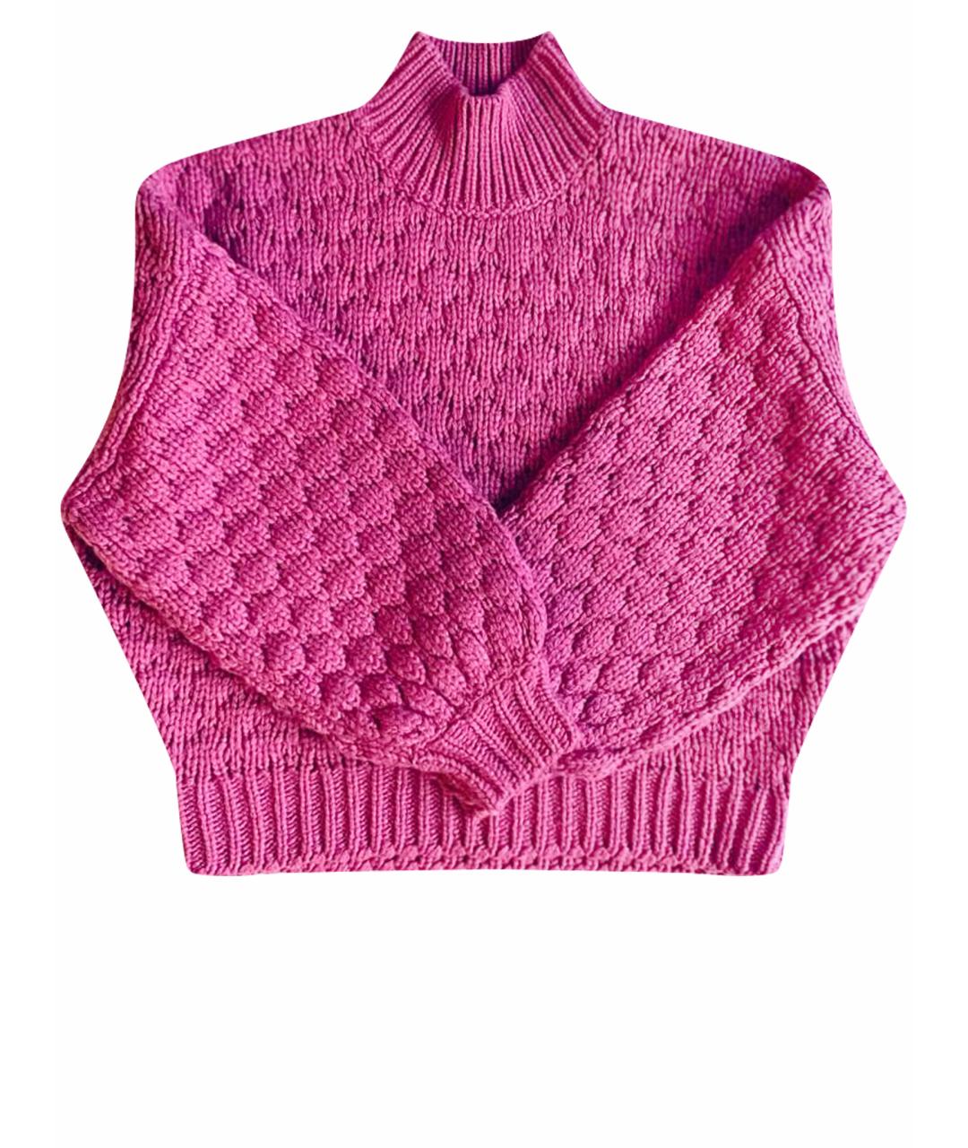 IRO Розовый шерстяной джемпер / свитер, фото 1