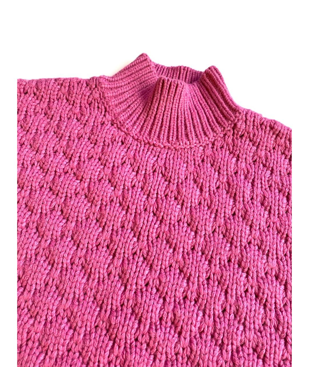 IRO Розовый шерстяной джемпер / свитер, фото 3