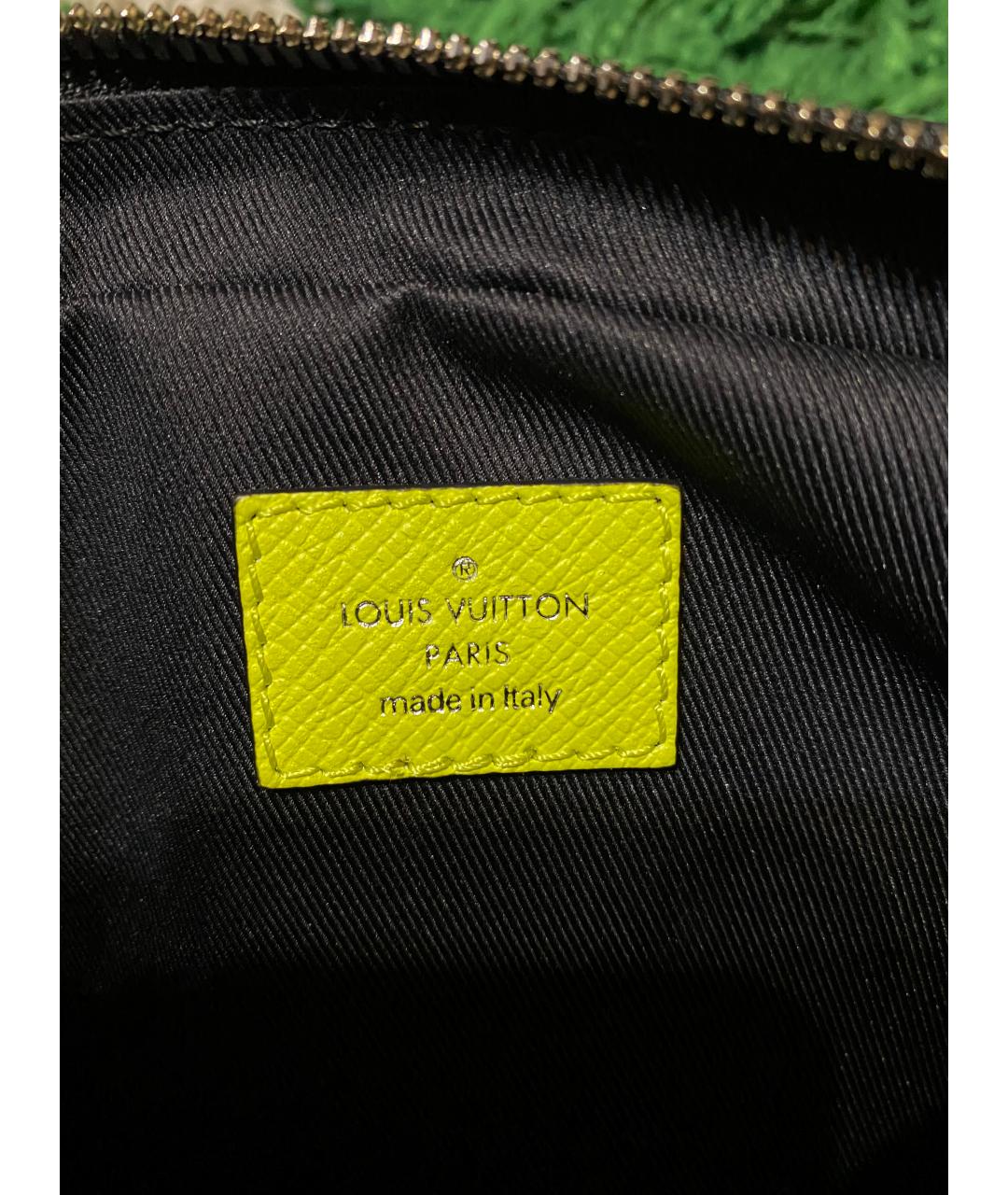 LOUIS VUITTON PRE-OWNED Желтая кожаная поясная сумка, фото 5