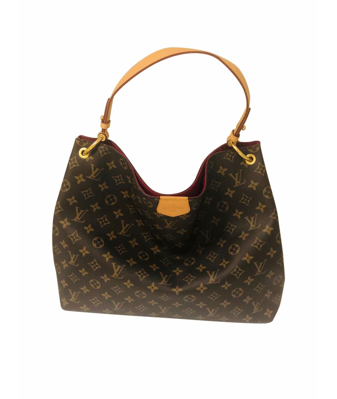 LOUIS VUITTON PRE-OWNED Коричневая сумка тоут, фото 1