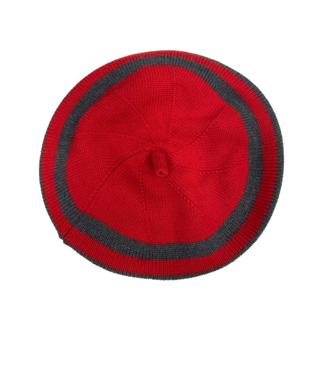 I'M ISOLA MARRAS Красная шерстяная шапка, фото 1