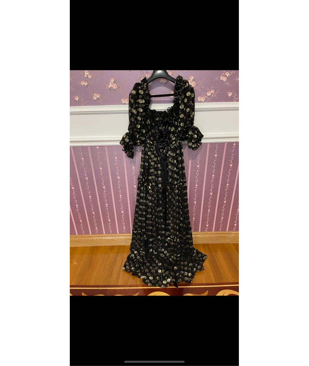 DOLCE&GABBANA Черное шелковое вечернее платье, фото 3