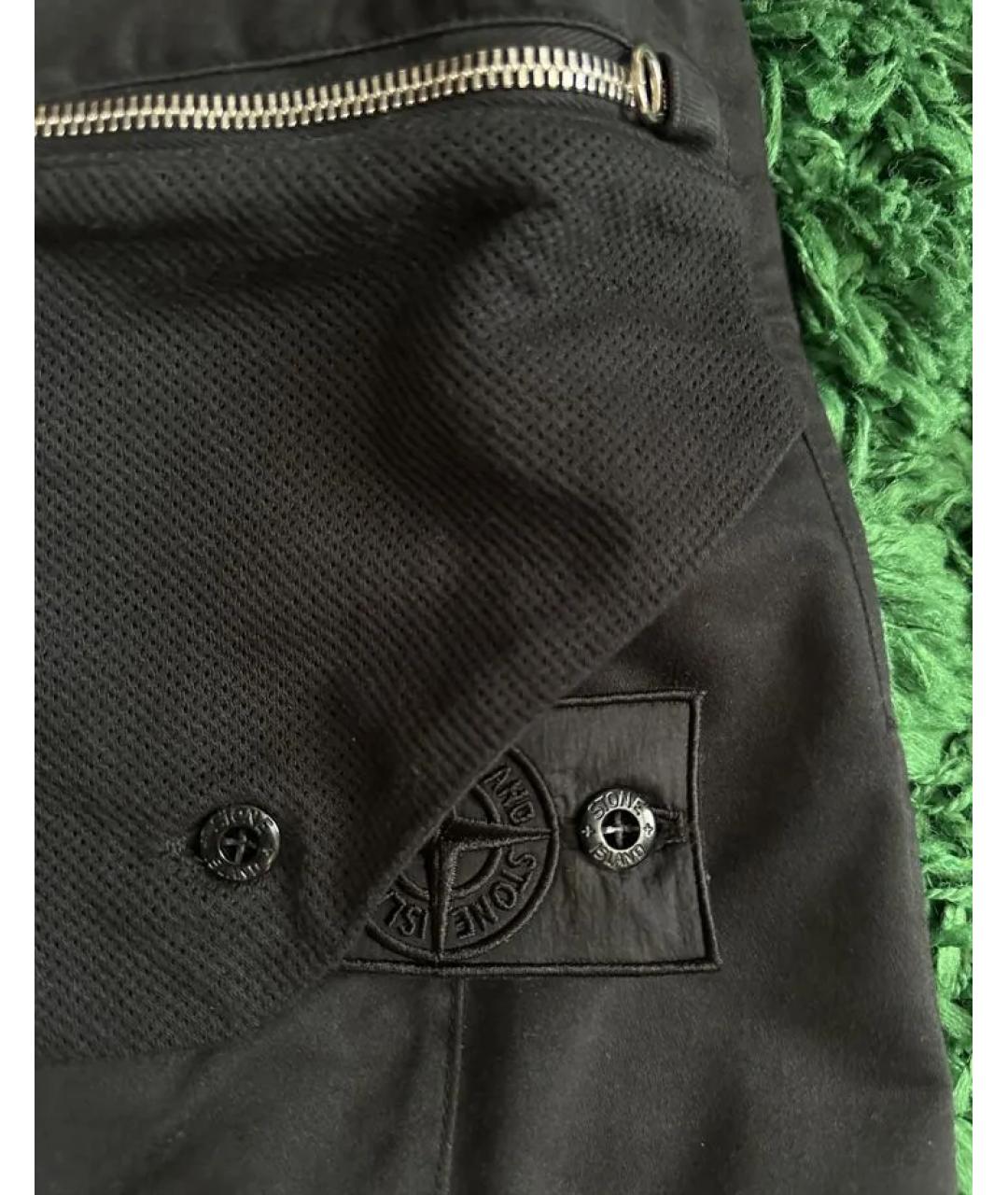 STONE ISLAND SHADOW PROJECT Черные хлопковые шорты, фото 2