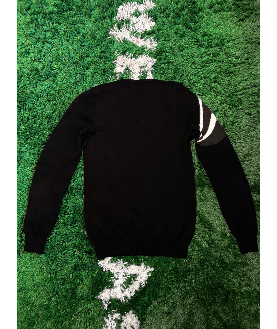 ICEBERG Черный шерстяной джемпер / свитер, фото 3