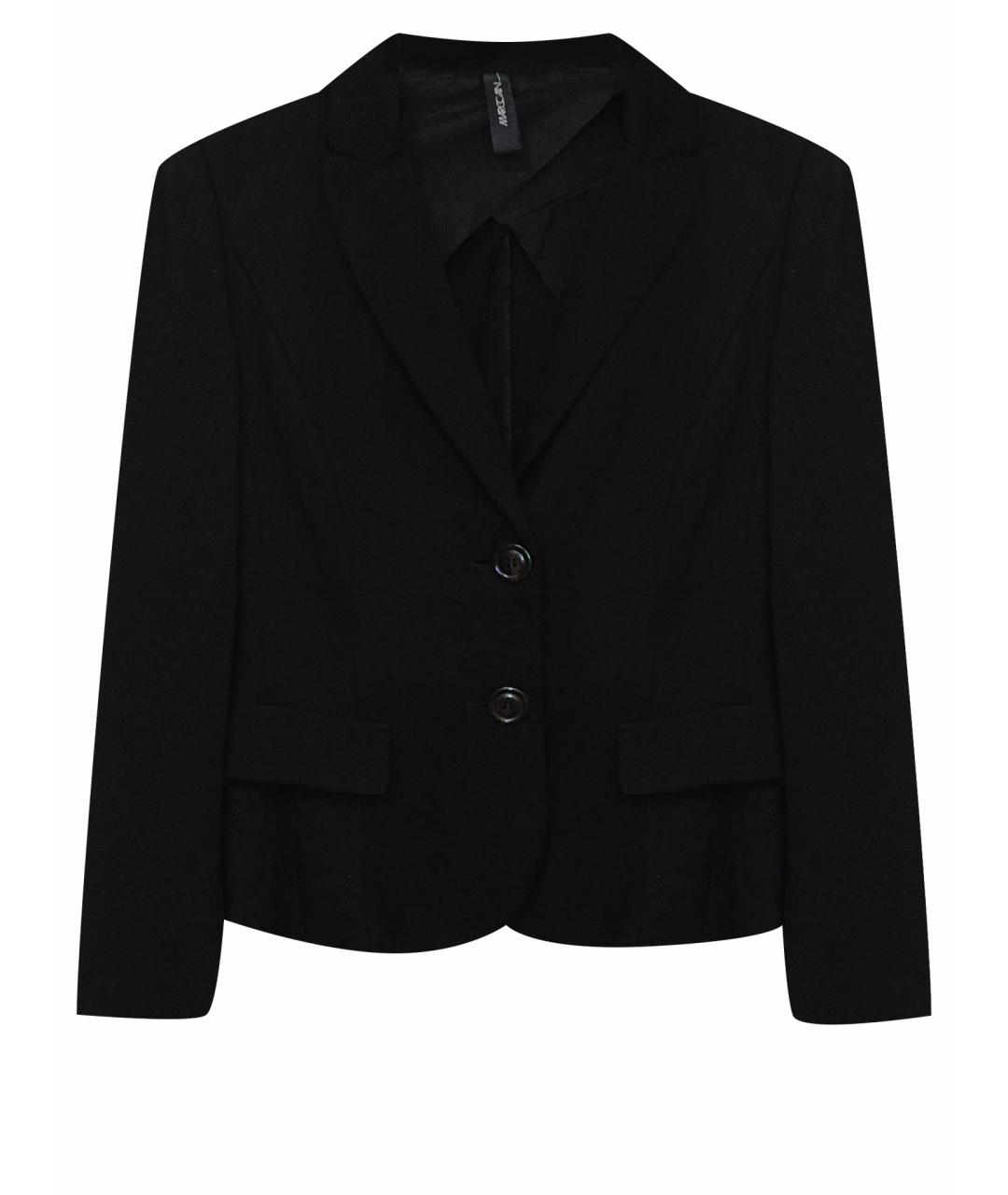 MARC CAIN Черный хлопковый жакет/пиджак, фото 1