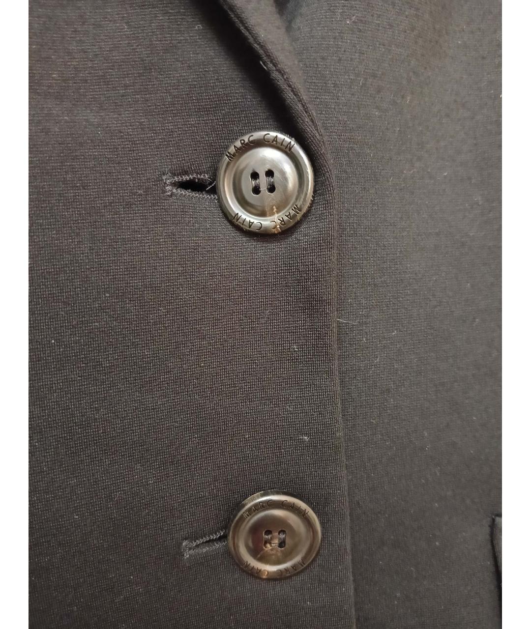 MARC CAIN Черный хлопковый жакет/пиджак, фото 9