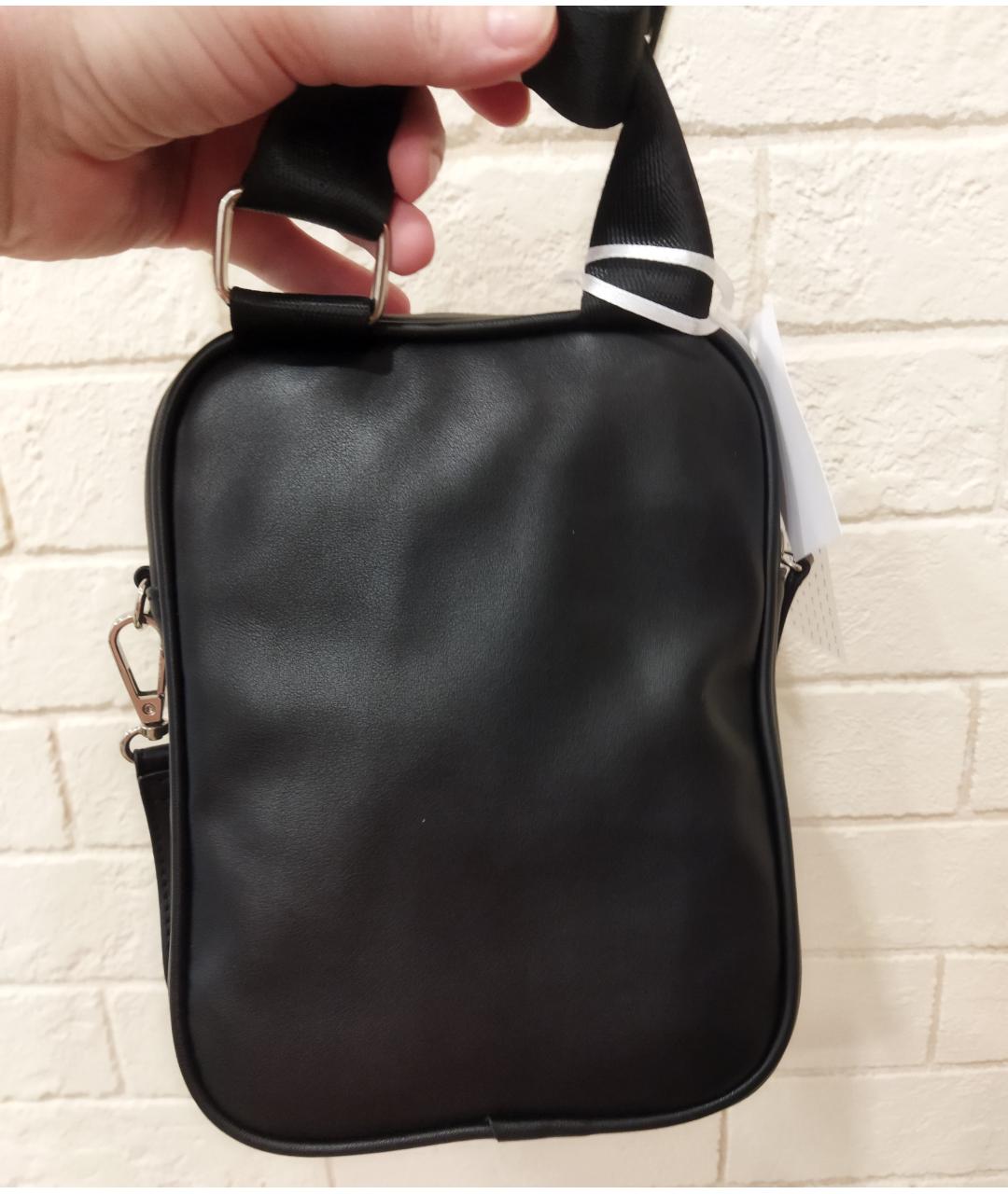 EMANUEL UNGARO Черная сумка на плечо из искусственной кожи, фото 9