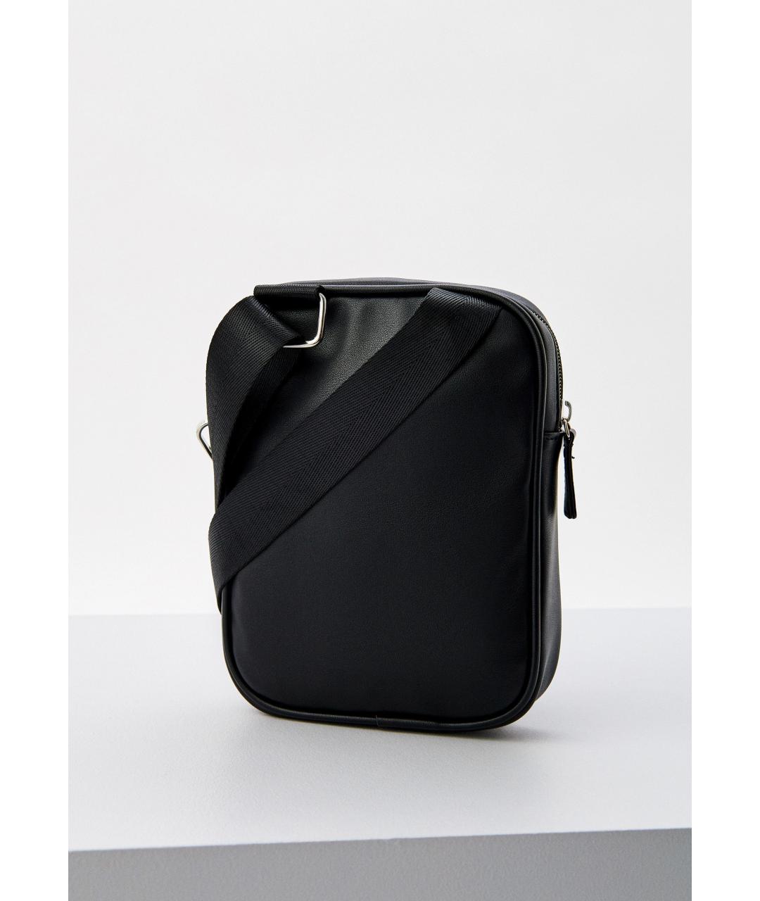 EMANUEL UNGARO Черная сумка на плечо из искусственной кожи, фото 3