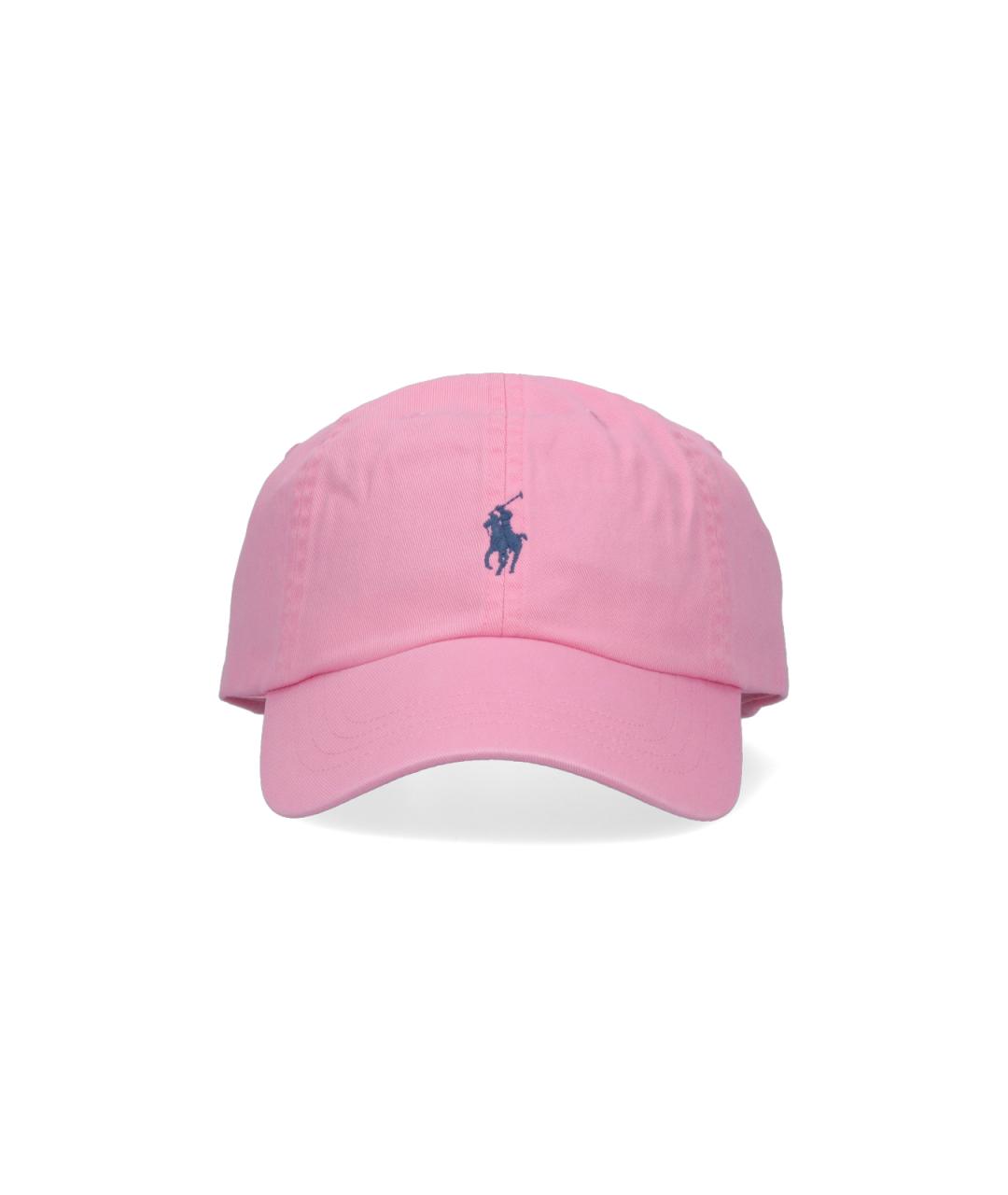 POLO RALPH LAUREN Розовая хлопковая кепка, фото 1