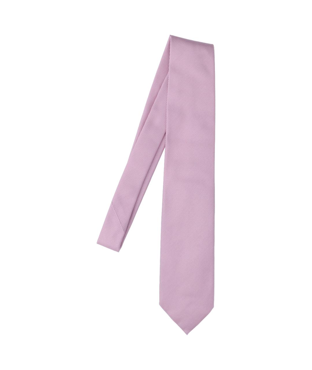 TOM FORD Розовый шелковый галстук, фото 1