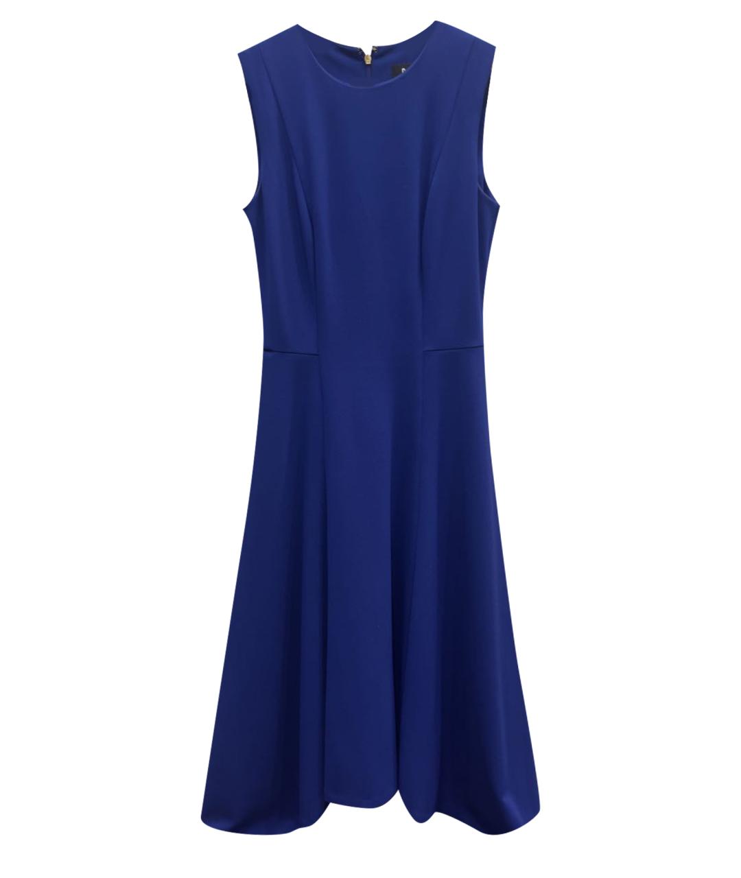 DKNY Синее полиэстеровое повседневное платье, фото 1