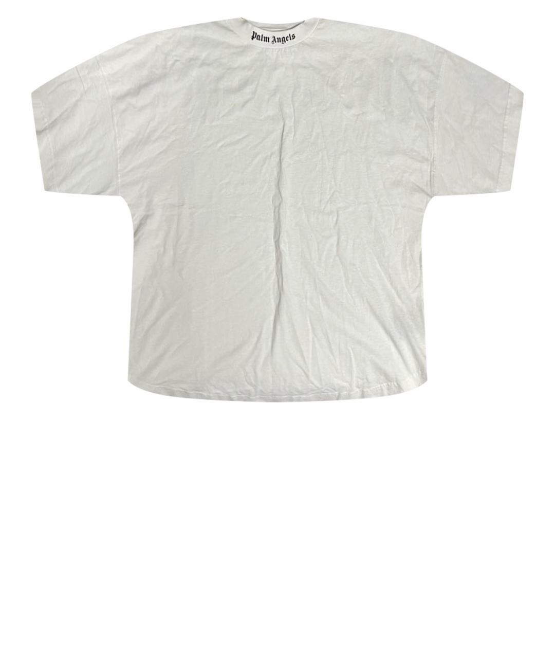 PALM ANGELS Белая хлопковая футболка, фото 1