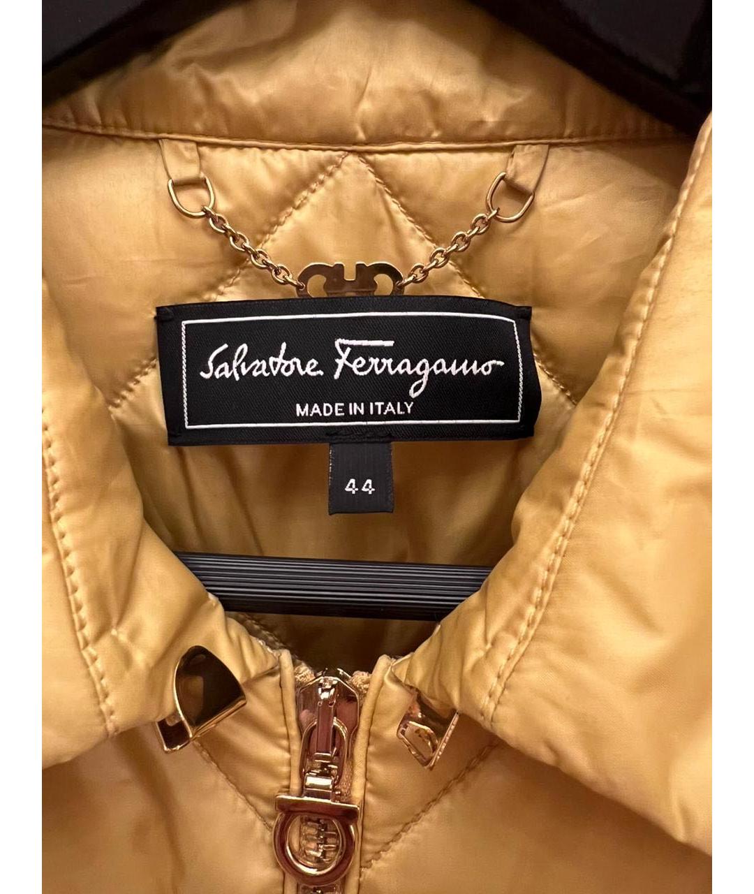 SALVATORE FERRAGAMO Горчичная куртка, фото 3