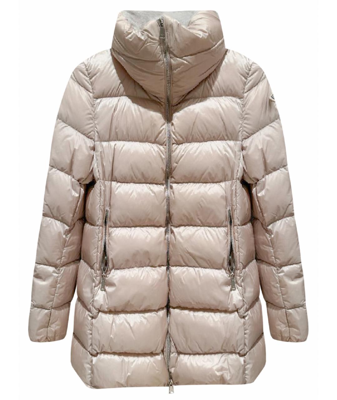 MONCLER Бежевый пуховик, фото 1