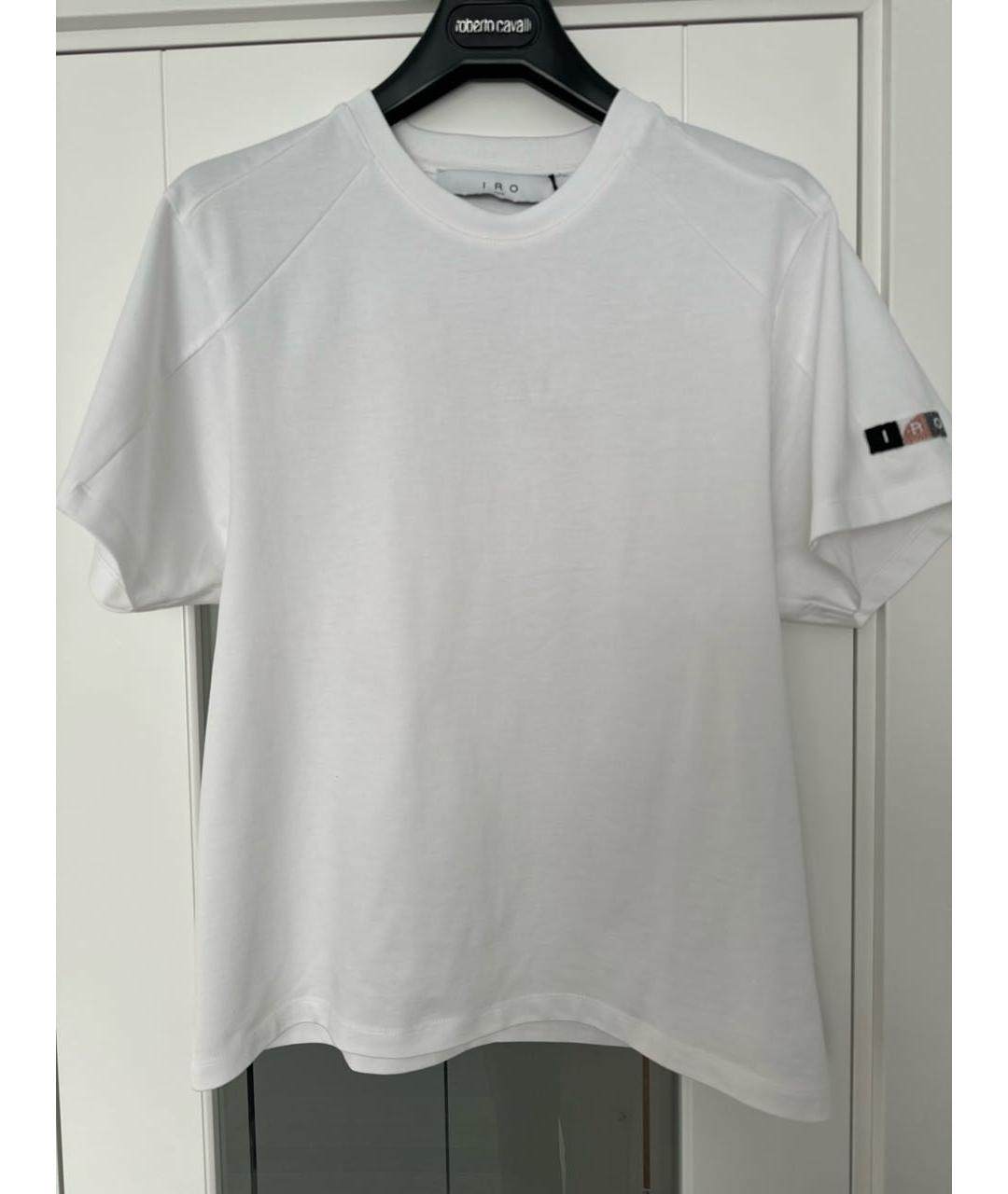 IRO Белая хлопковая футболка, фото 9