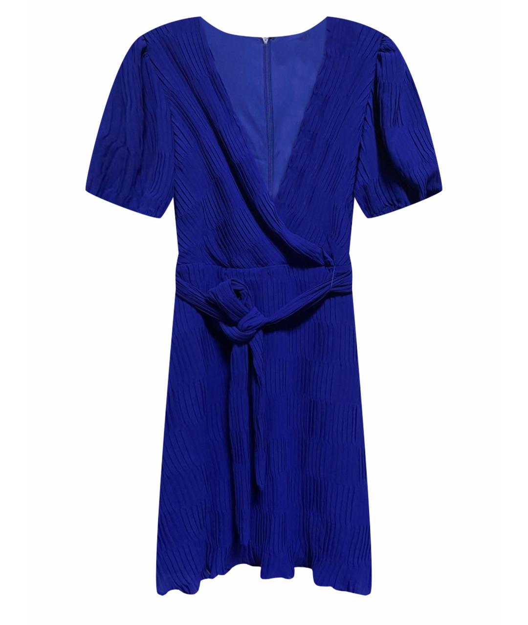 DKNY Синее полиэстеровое коктейльное платье, фото 1