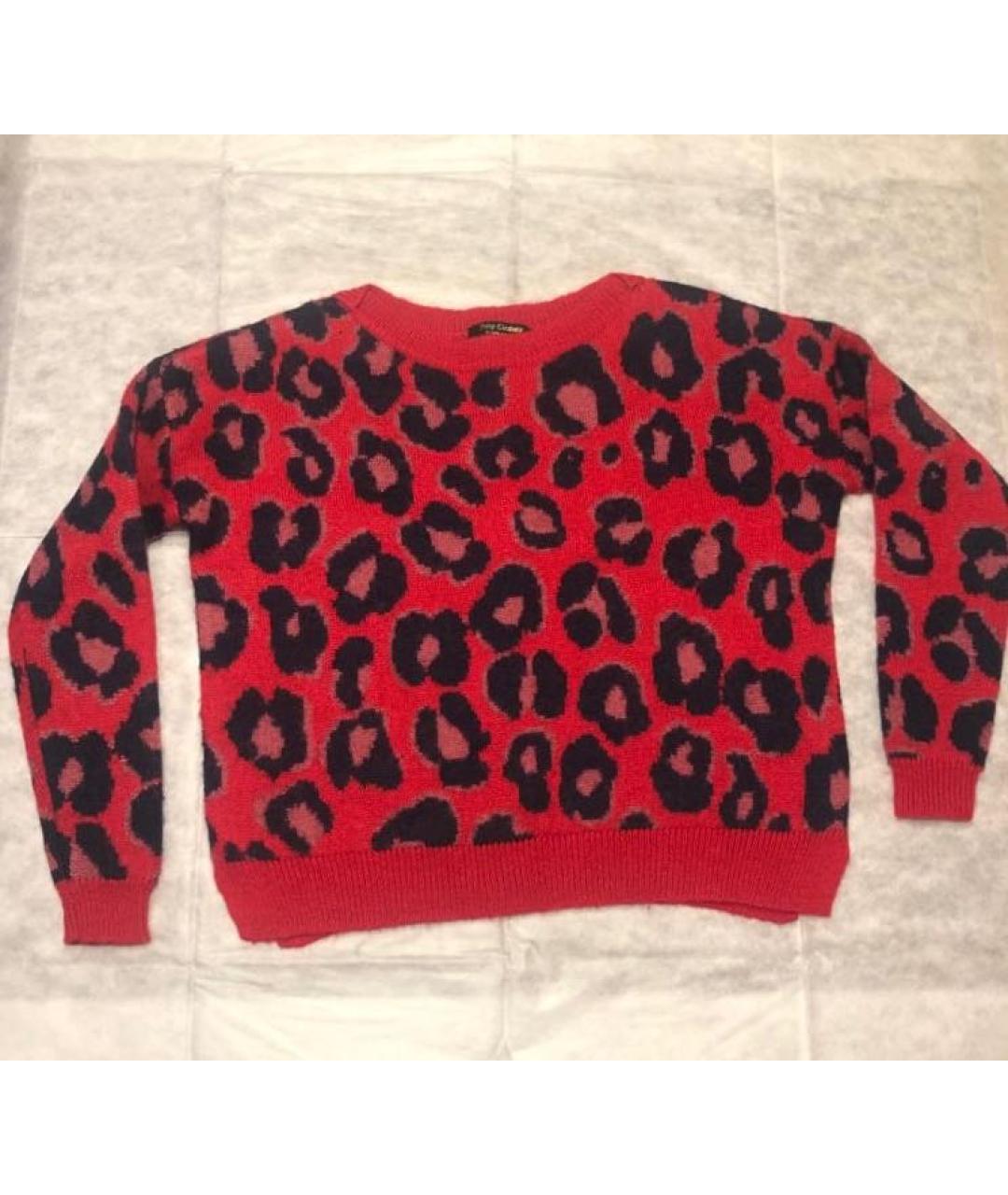 JUICY COUTURE Красный шерстяной джемпер / свитер, фото 6