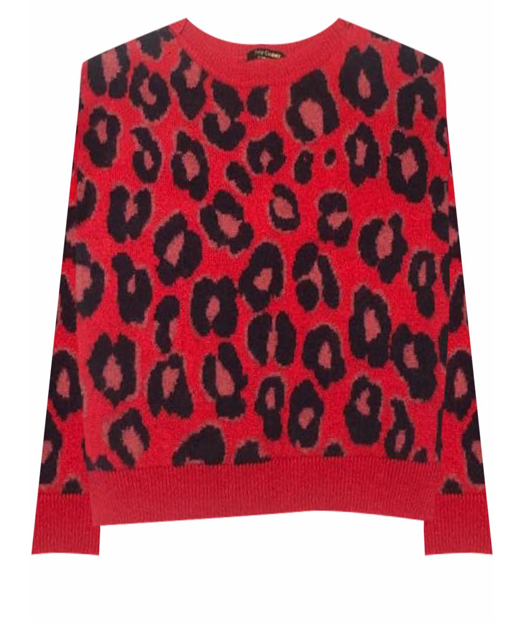 JUICY COUTURE Красный шерстяной джемпер / свитер, фото 1