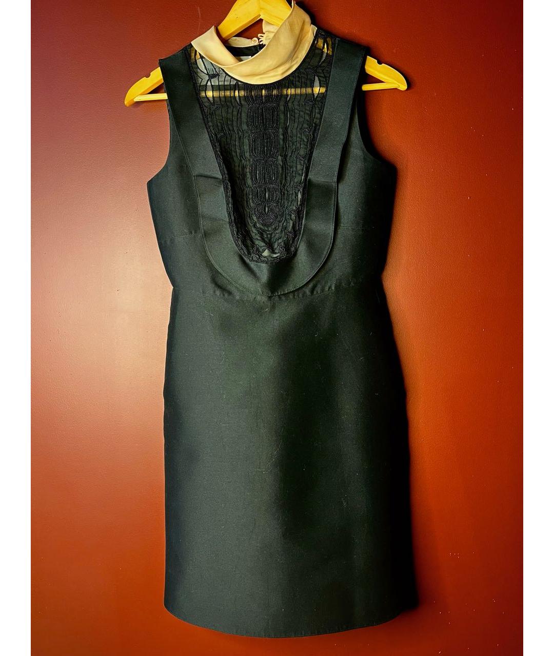 VALENTINO Черное коктейльное платье, фото 7
