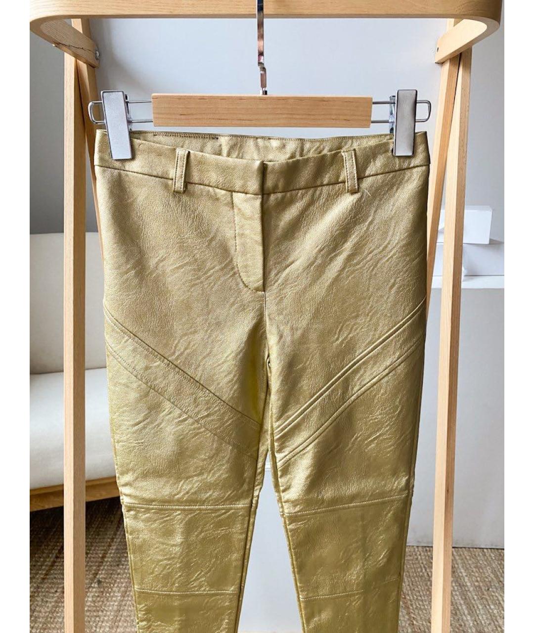 ALBERTA FERRETTI Золотые брюки и шорты, фото 3