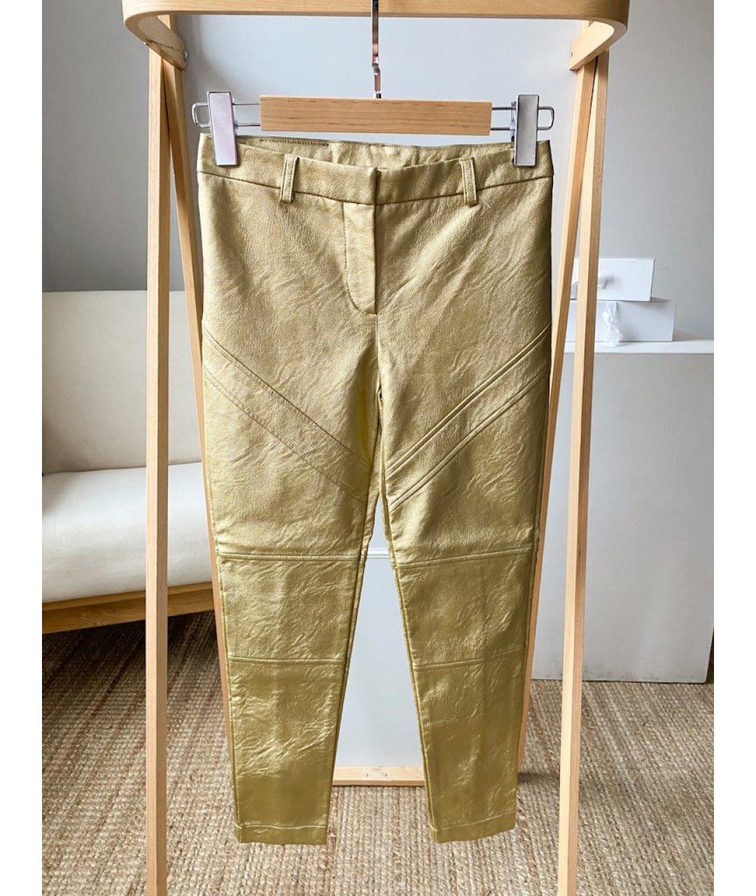 ALBERTA FERRETTI Золотые брюки и шорты, фото 5