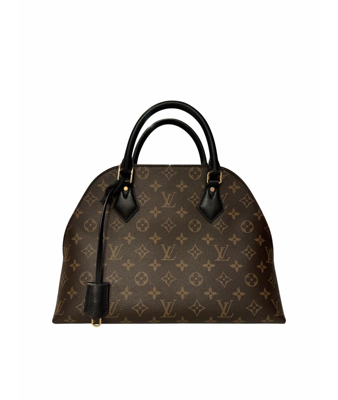 LOUIS VUITTON PRE-OWNED Коричневая кожаная сумка с короткими ручками, фото 1